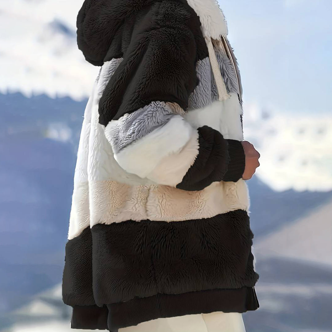 Stilla | Dame Fleecejakke Med Hætte Trendy Stil Og Absolut Komfort!