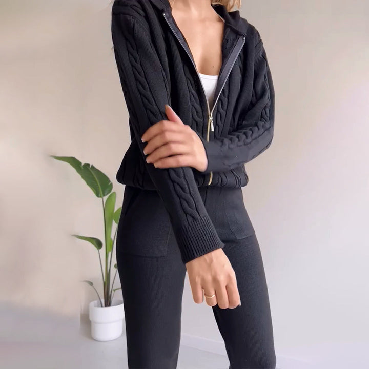 Stilla | Trendy og Casual Jakke og Bukser Sæt