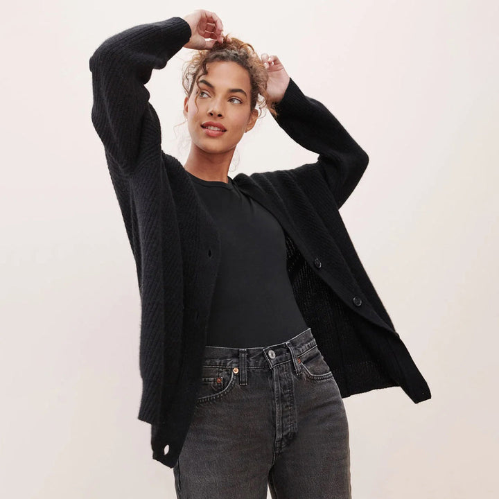 Stilla | Oversize-cardigan i kasjmir