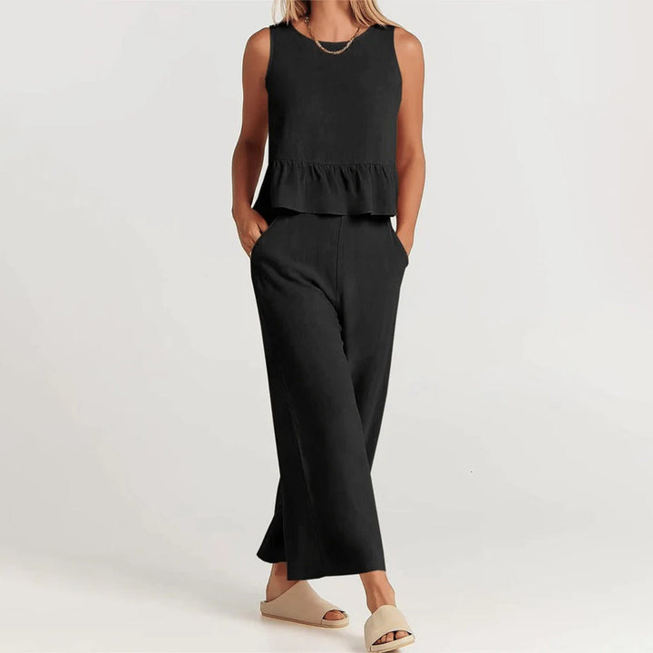 Stilla | to Dels Jumpsuit Kjole Til Kvinder Stilfuld og Alsidig