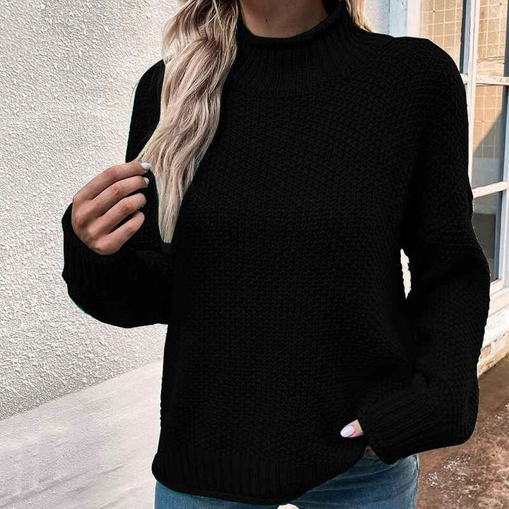 Stilla | Lækkert skåret sweater med trendfaktor