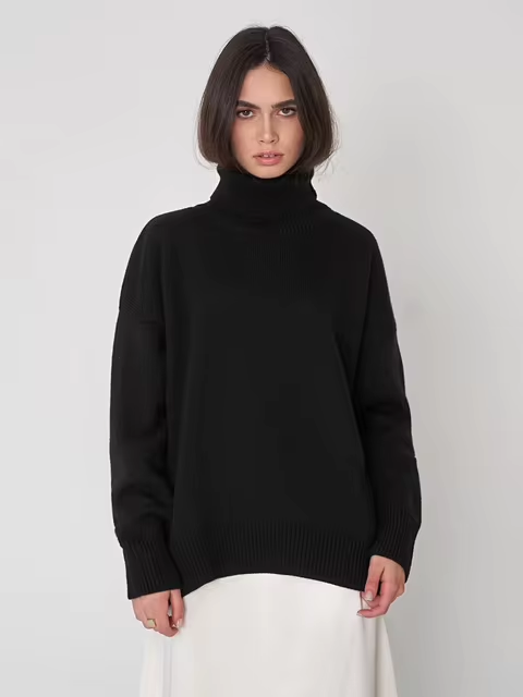 Stilla | Løs Pasform Rullekrave Sweater