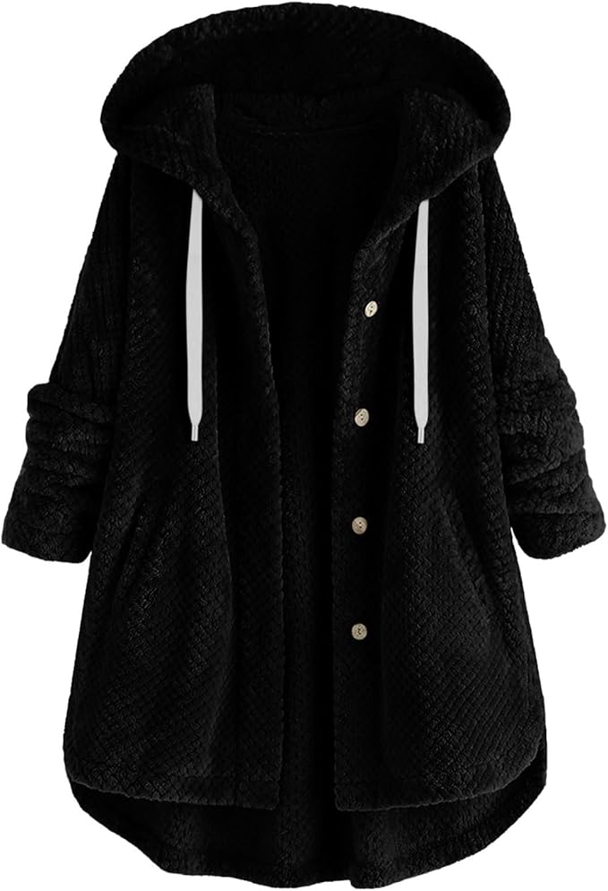 Stilla | Oversize Frakke Varm Damfrakke Med Fleece For, Stilfuld Og Behagelig