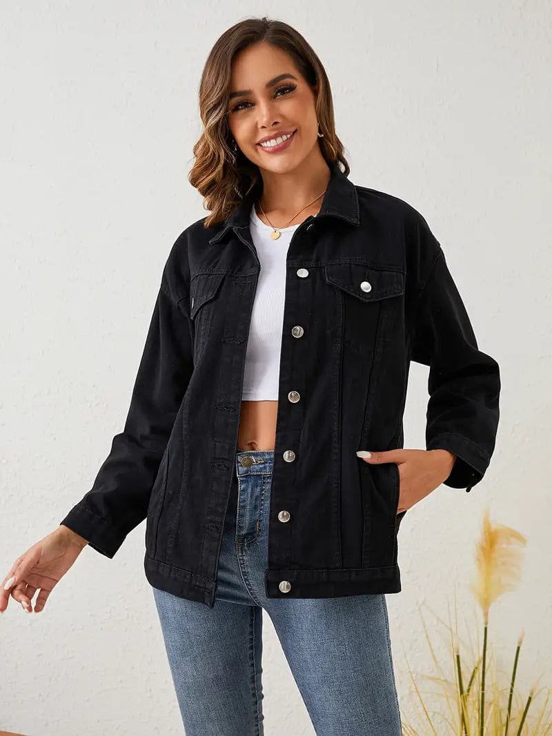 Stilla | Jakke Casual Denim Perfekt til Afslappede Dage