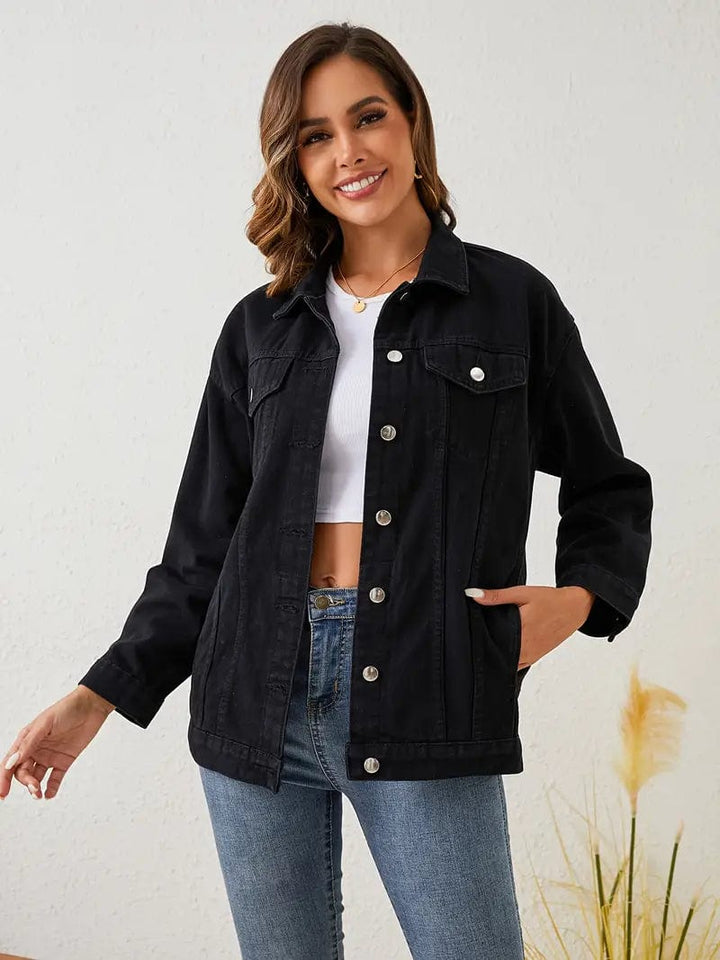 Stilla | Jakke Casual Denim Perfekt til Afslappede Dage