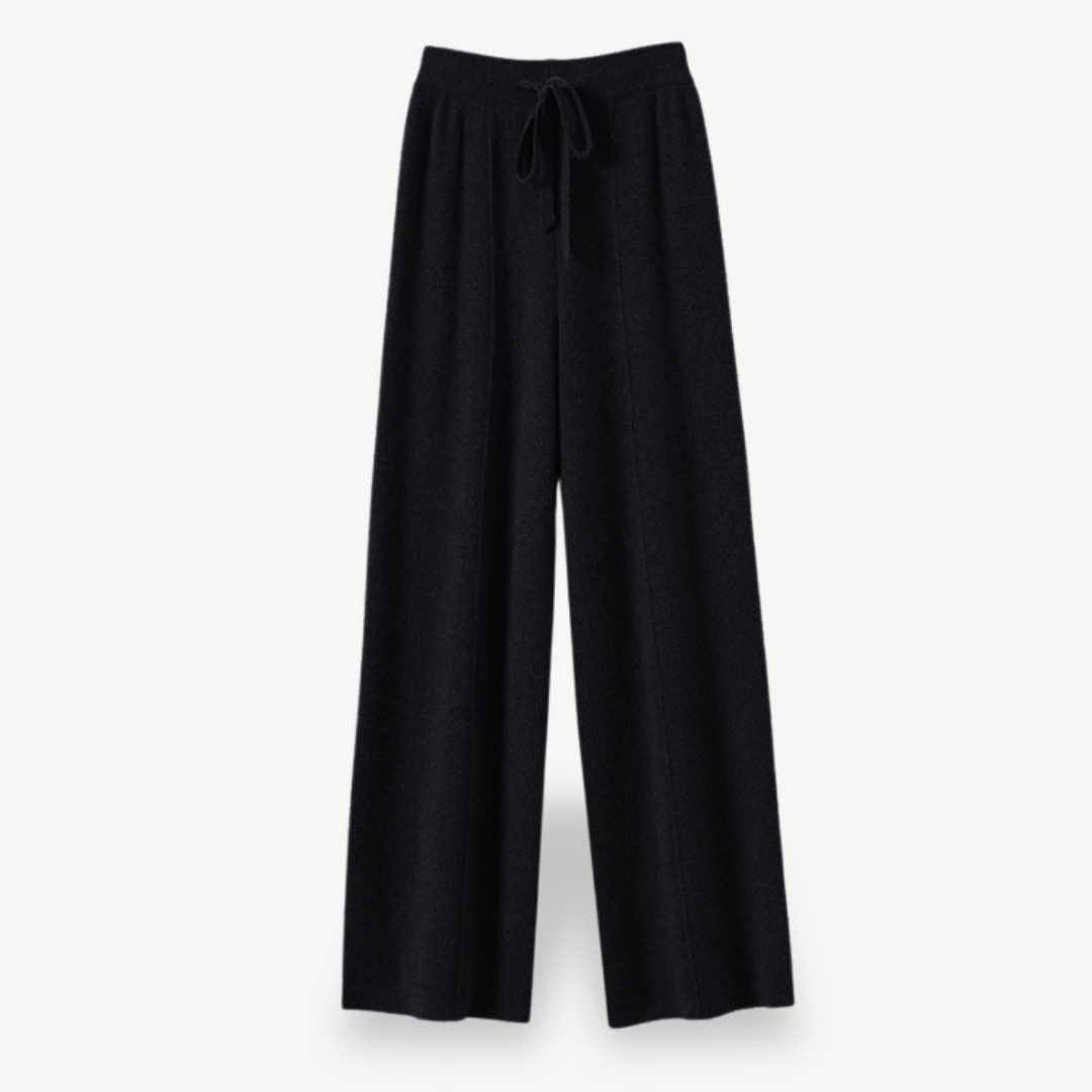 Stilla | Kvinders Cashmere Bredbenede Bukser Luksuriøs Loungewear