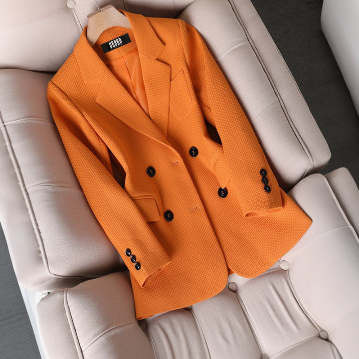 Stilla | Dame Tjekket Blazer til Efteråret