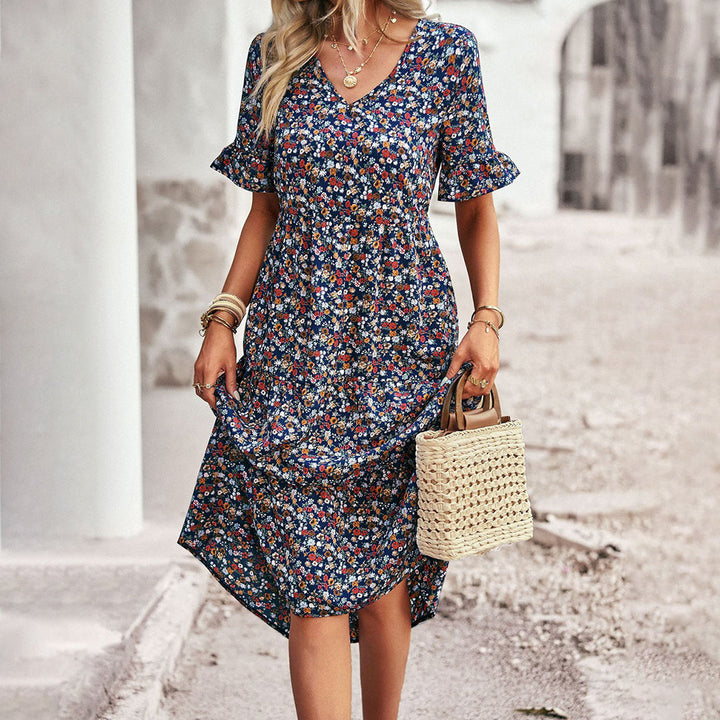 Stilla | Blomstret Sommerkjole Damer