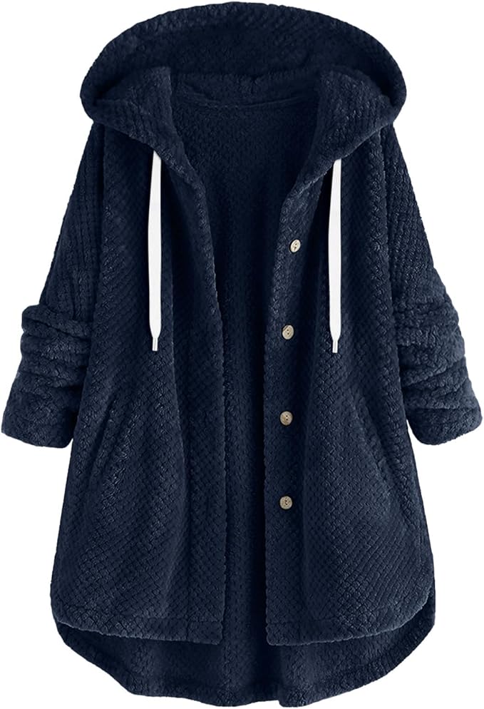 Stilla | Oversize Frakke Varm Damfrakke Med Fleece For, Stilfuld Og Behagelig