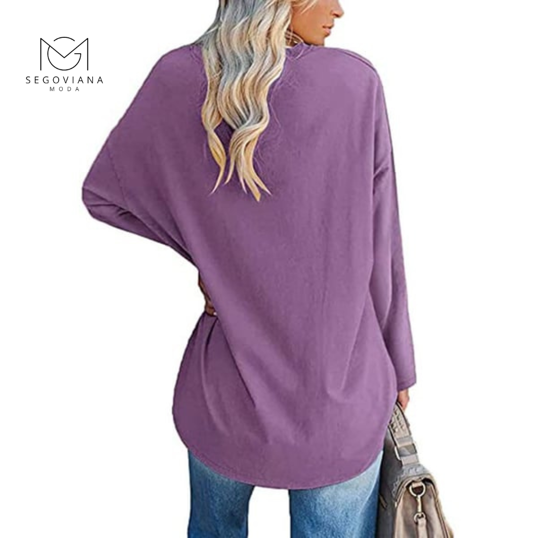 Stilla | Elegant V-Udskæring Shirt