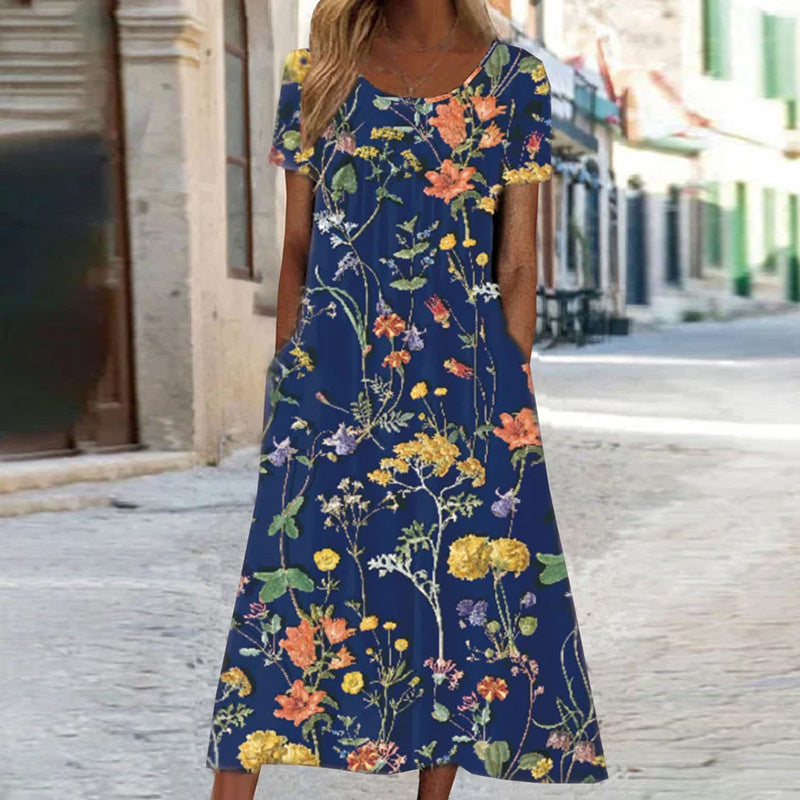 Stilla | Sommerlig Boheme Blomstret Kjole