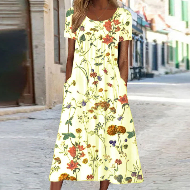 Stilla | Sommerlig Boheme Blomstret Kjole