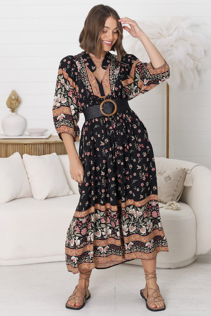 Stilla | Legende Boho Midikjole