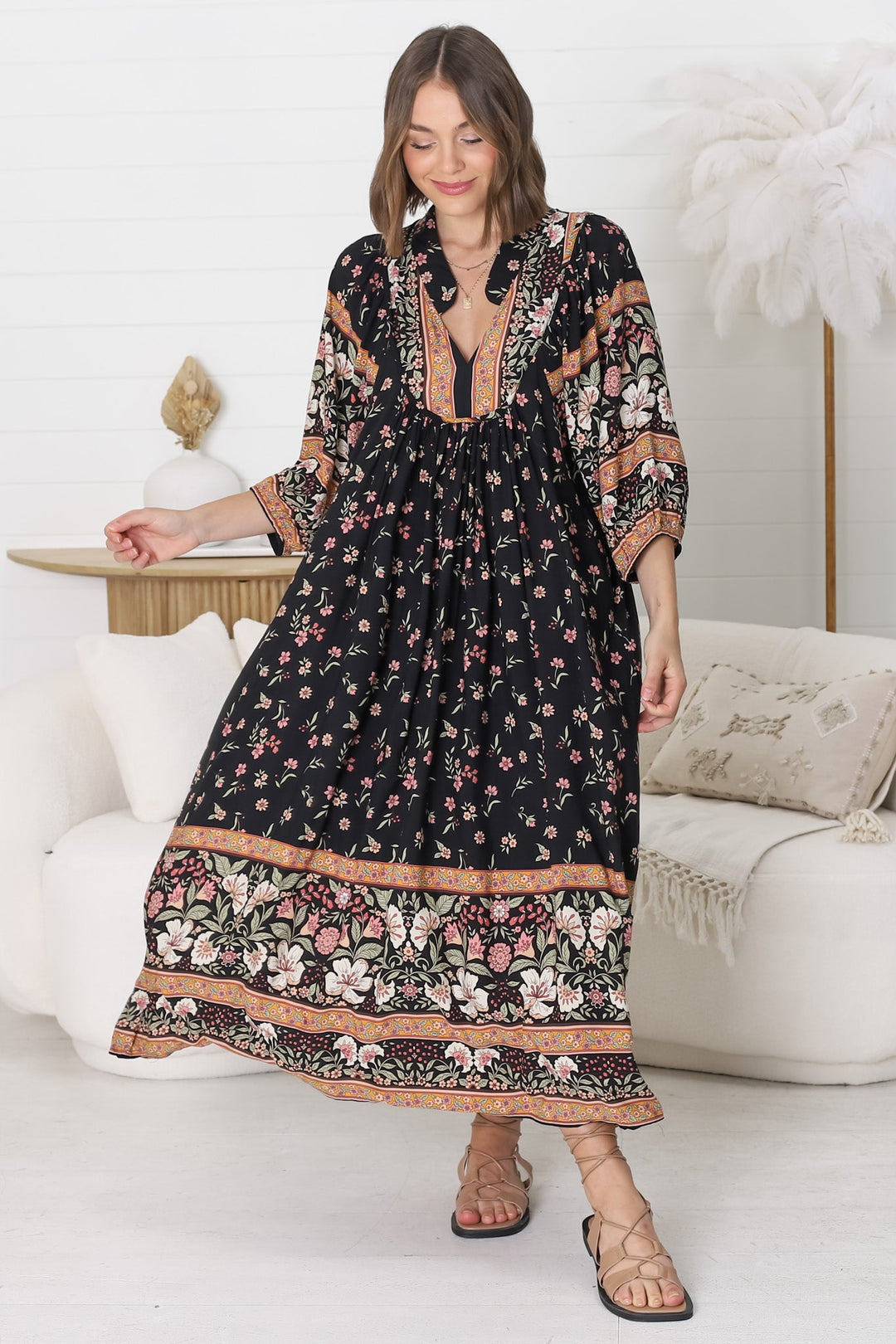 Stilla | Legende Boho Midikjole
