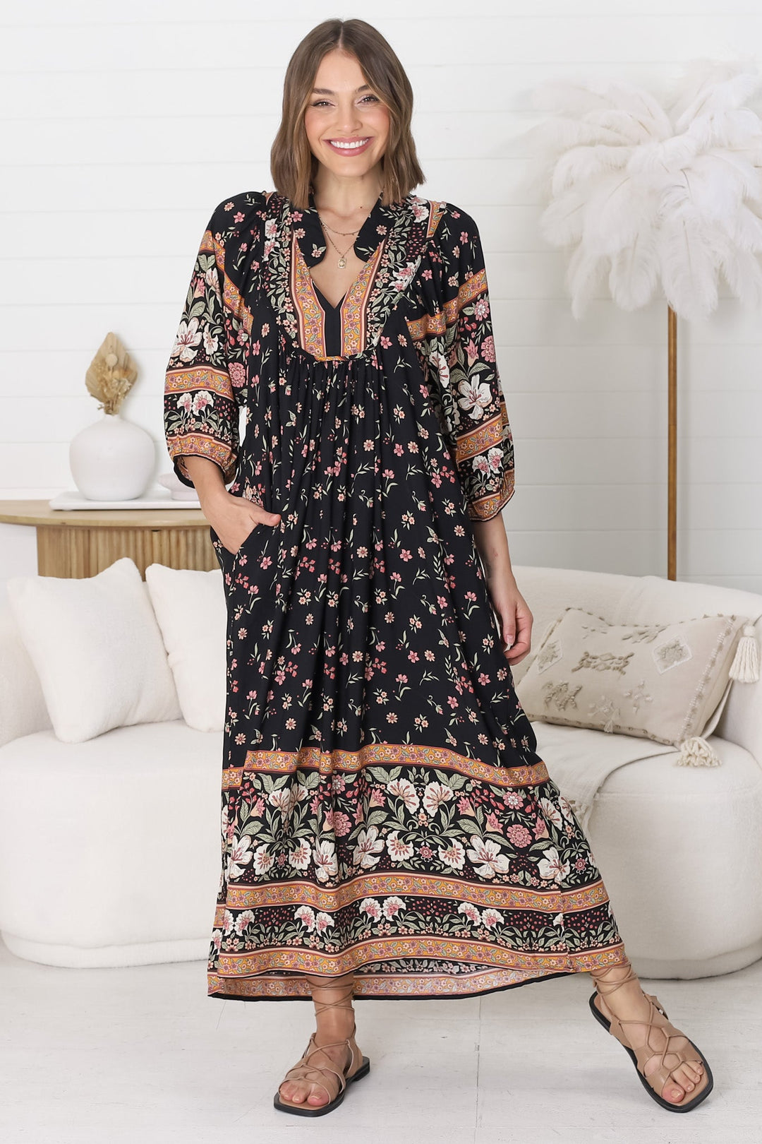 Stilla | Legende Boho Midikjole