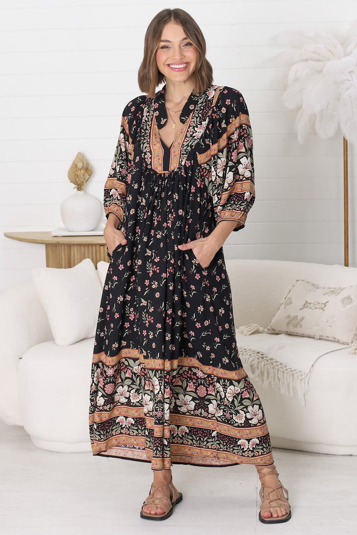 Stilla | Legende Boho Midikjole