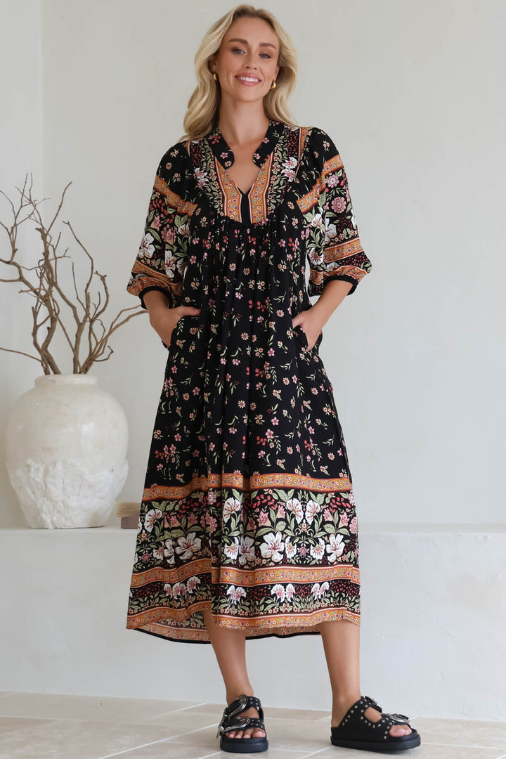Stilla | Legende Boho Midikjole