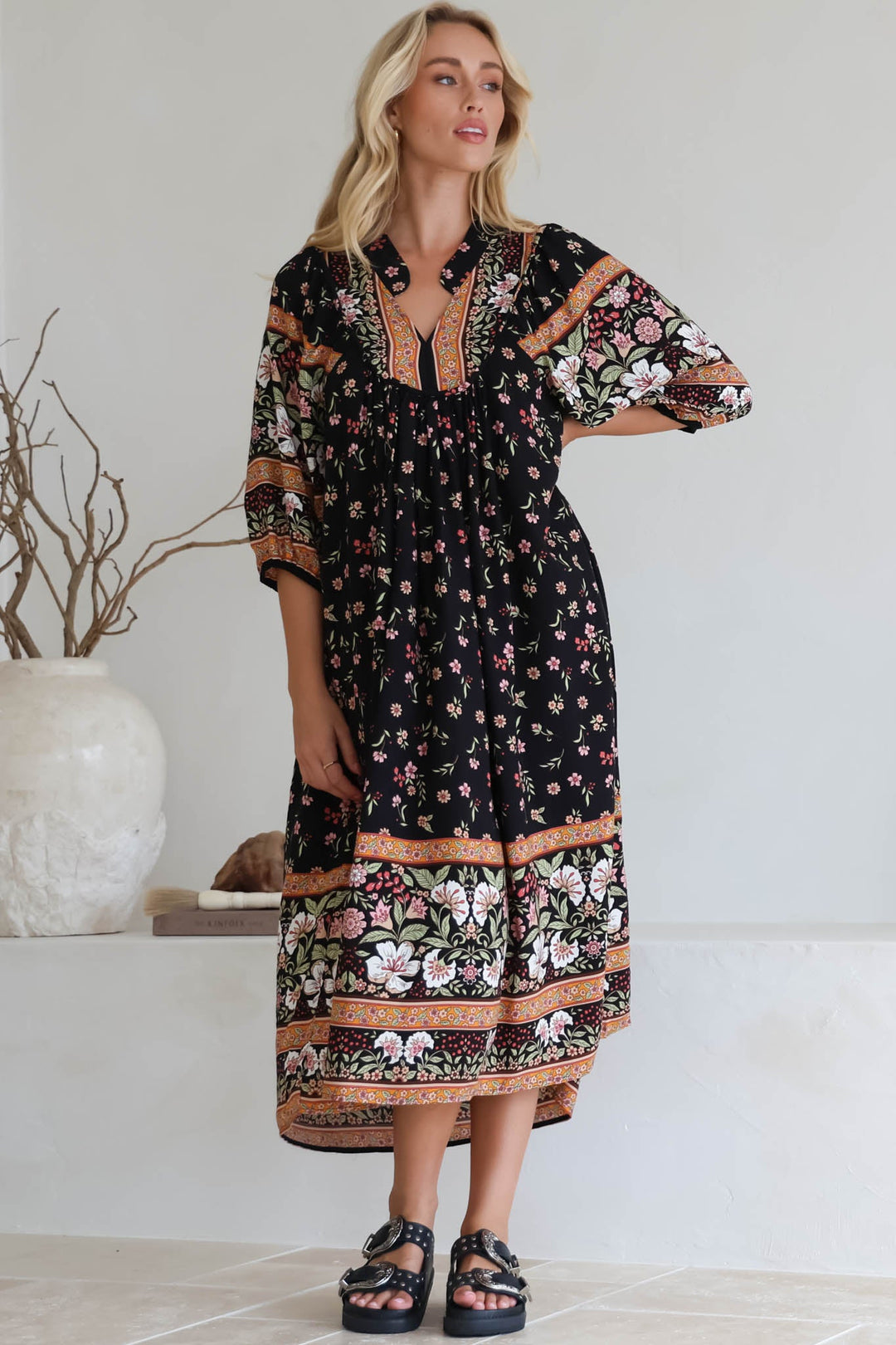 Stilla | Legende Boho Midikjole