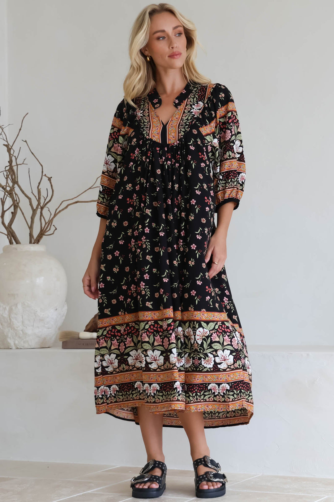 Stilla | Legende Boho Midikjole