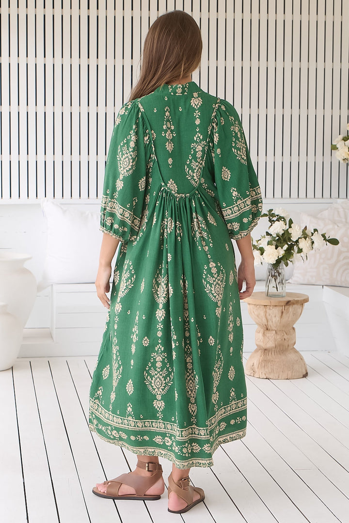 Stilla | Luftigt Boho Midi Kjole