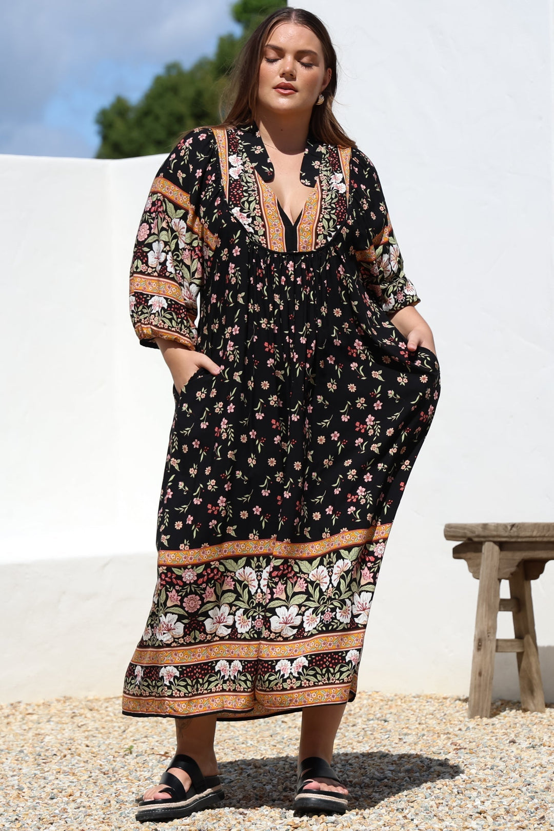 Stilla | Legende Boho Midikjole