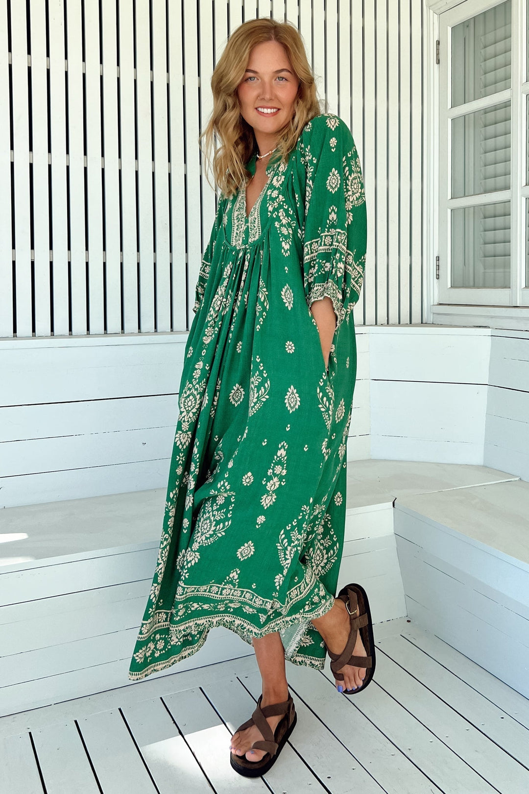 Stilla | Luftigt Boho Midi Kjole