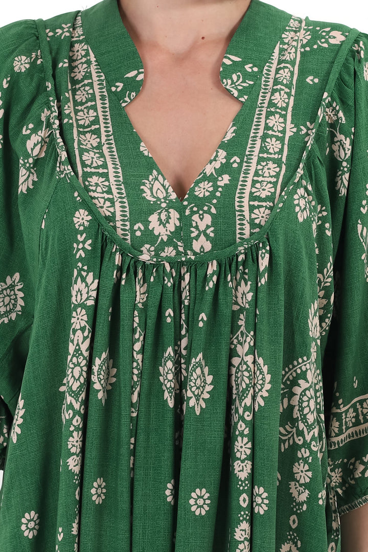 Stilla | Luftigt Boho Midi Kjole