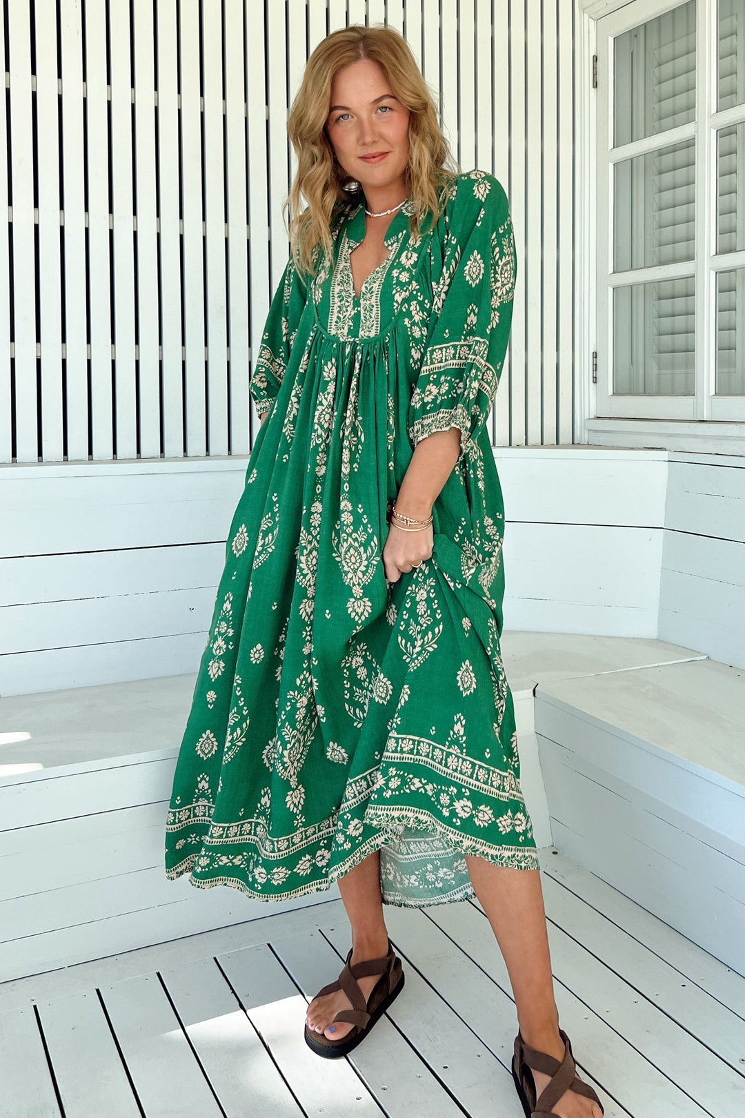 Stilla | Luftigt Boho Midi Kjole