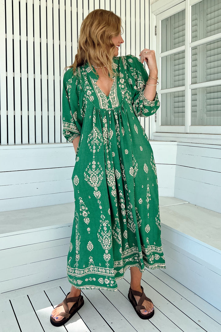 Stilla | Luftigt Boho Midi Kjole