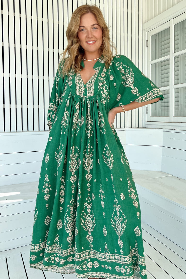 Stilla | Luftigt Boho Midi Kjole
