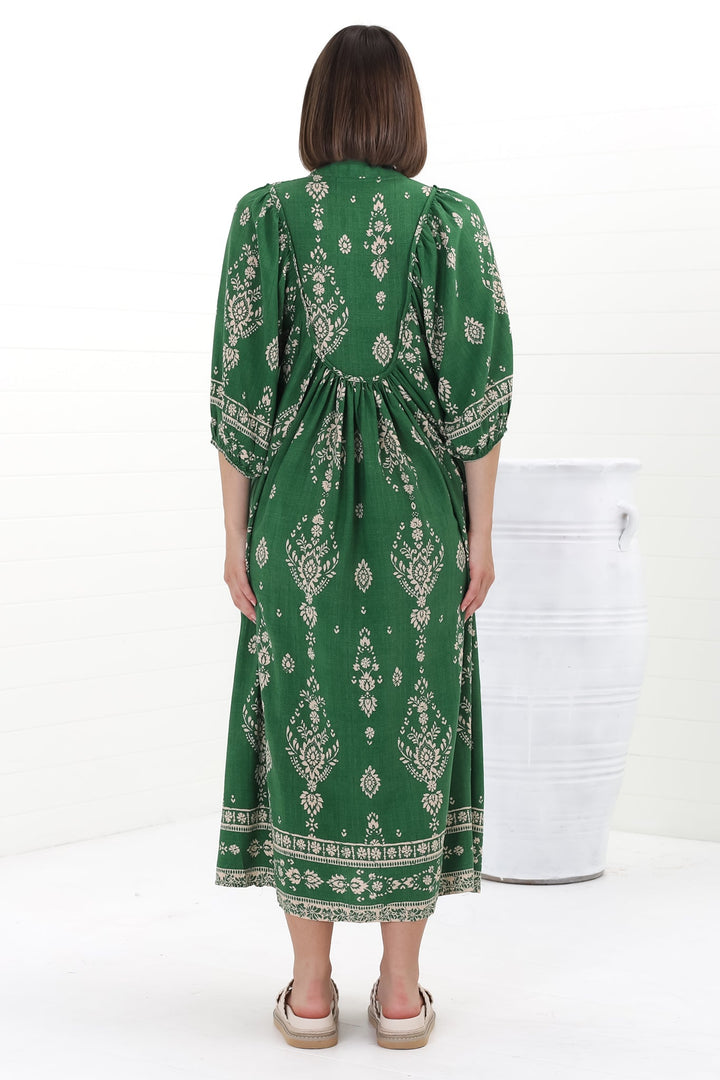 Stilla | Luftigt Boho Midi Kjole