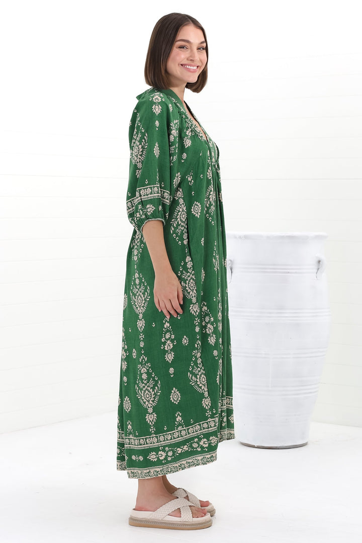 Stilla | Luftigt Boho Midi Kjole