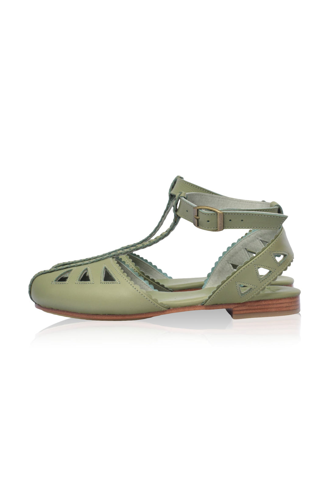 Stilla | Læder T-Strap Sandaler