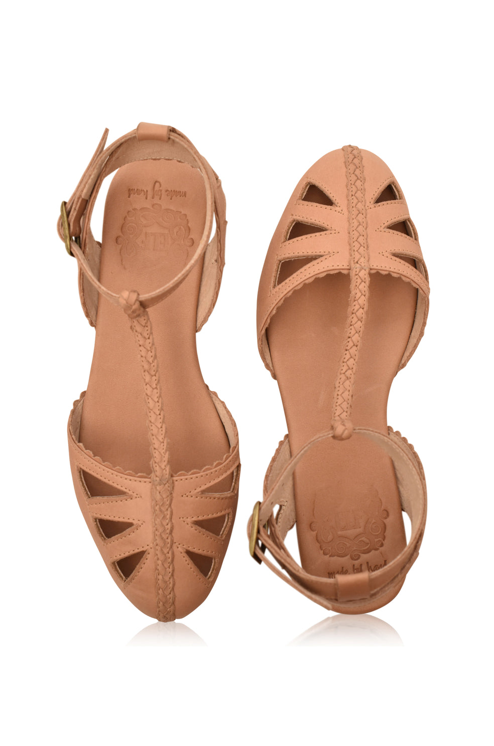 Stilla | Læder T-Strap Sandaler