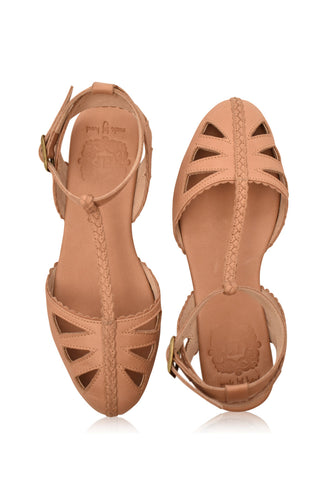 Stilla | Læder T-Strap Sandaler