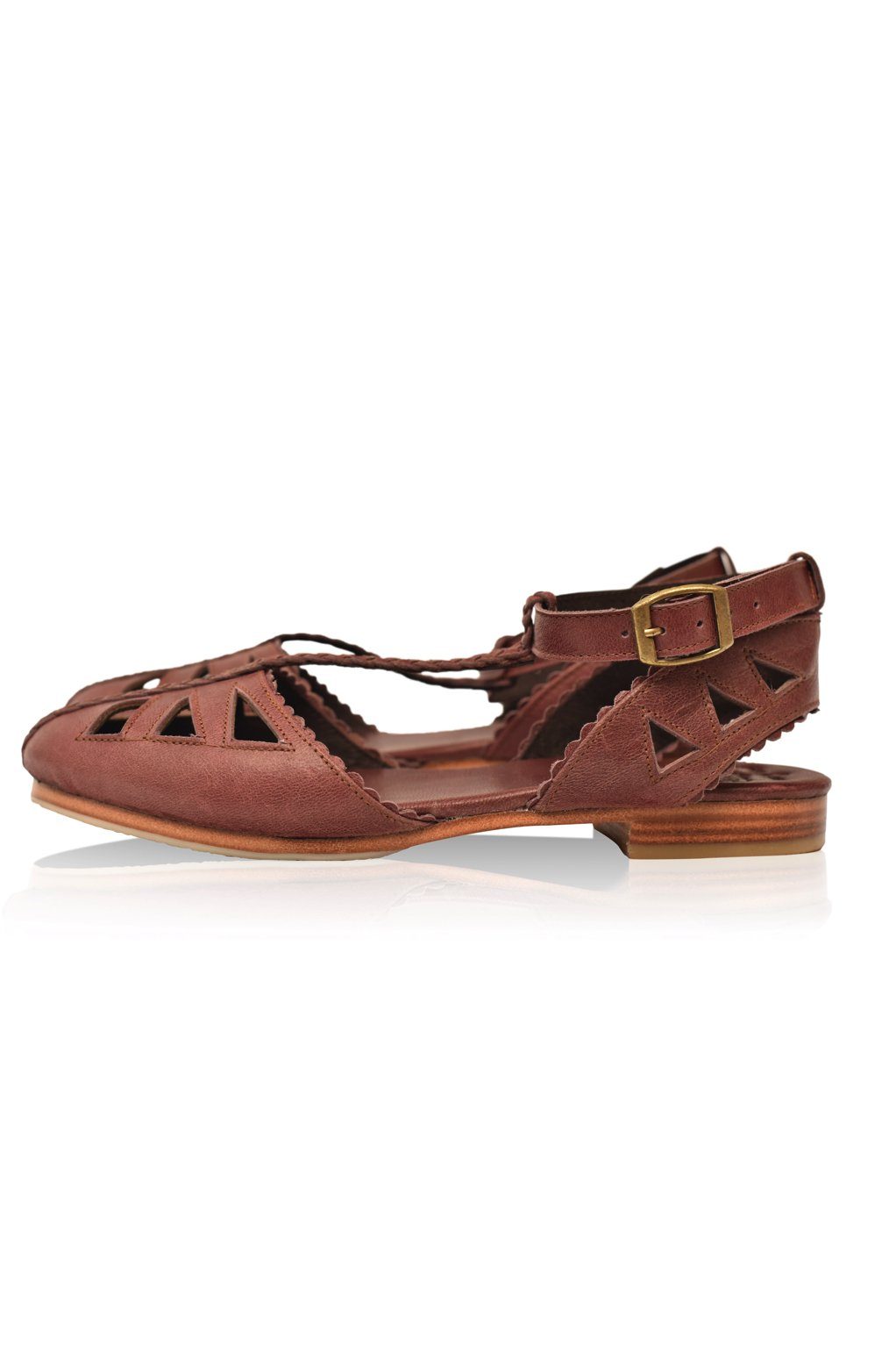 Stilla | Læder T-Strap Sandaler