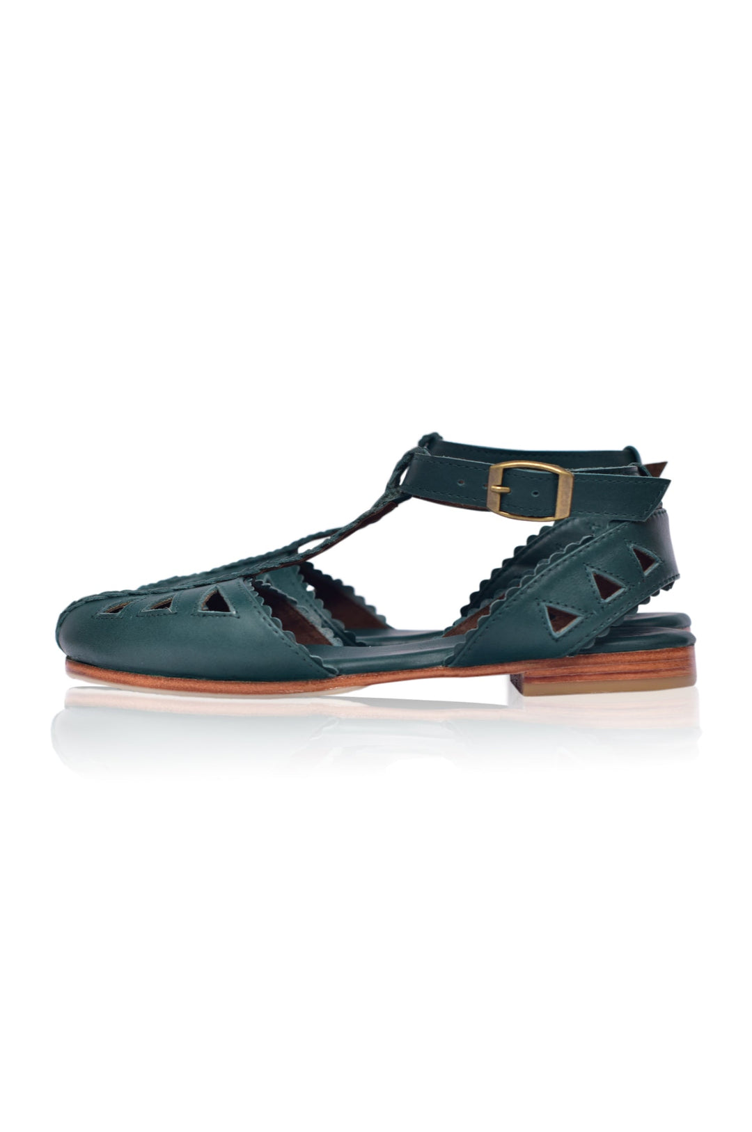 Stilla | Læder T-Strap Sandaler