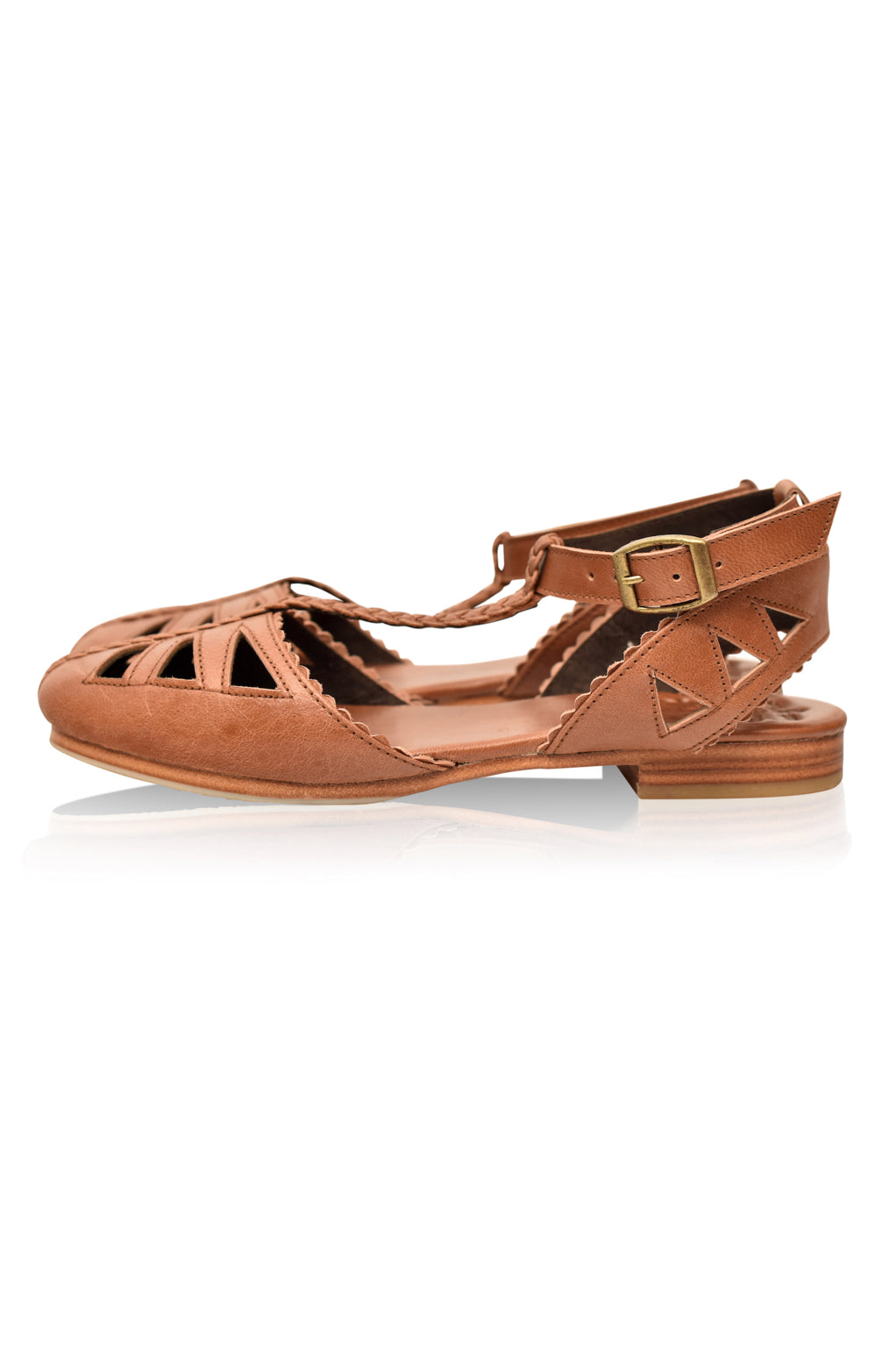 Stilla | Læder T-Strap Sandaler