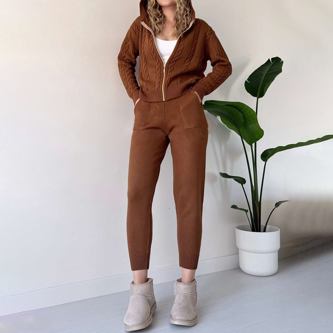 Stilla | Trendy og Casual Jakke og Bukser Sæt