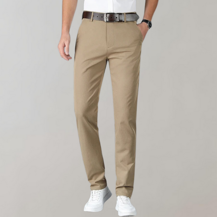 Stilla | Chinos Slim Fit Bomuldsblanding Flad Front Business Casual Stil