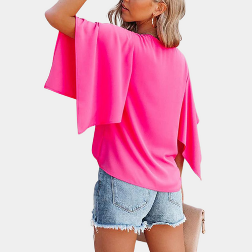 Stilla | Elegant sommerbluse til kvinder med moderne ærmer
