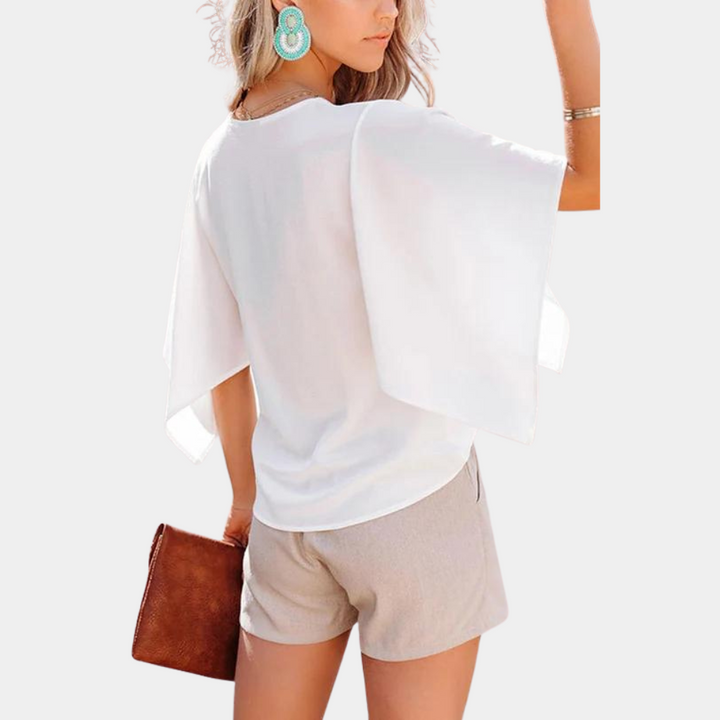 Stilla | Elegant sommerbluse til kvinder med moderne ærmer