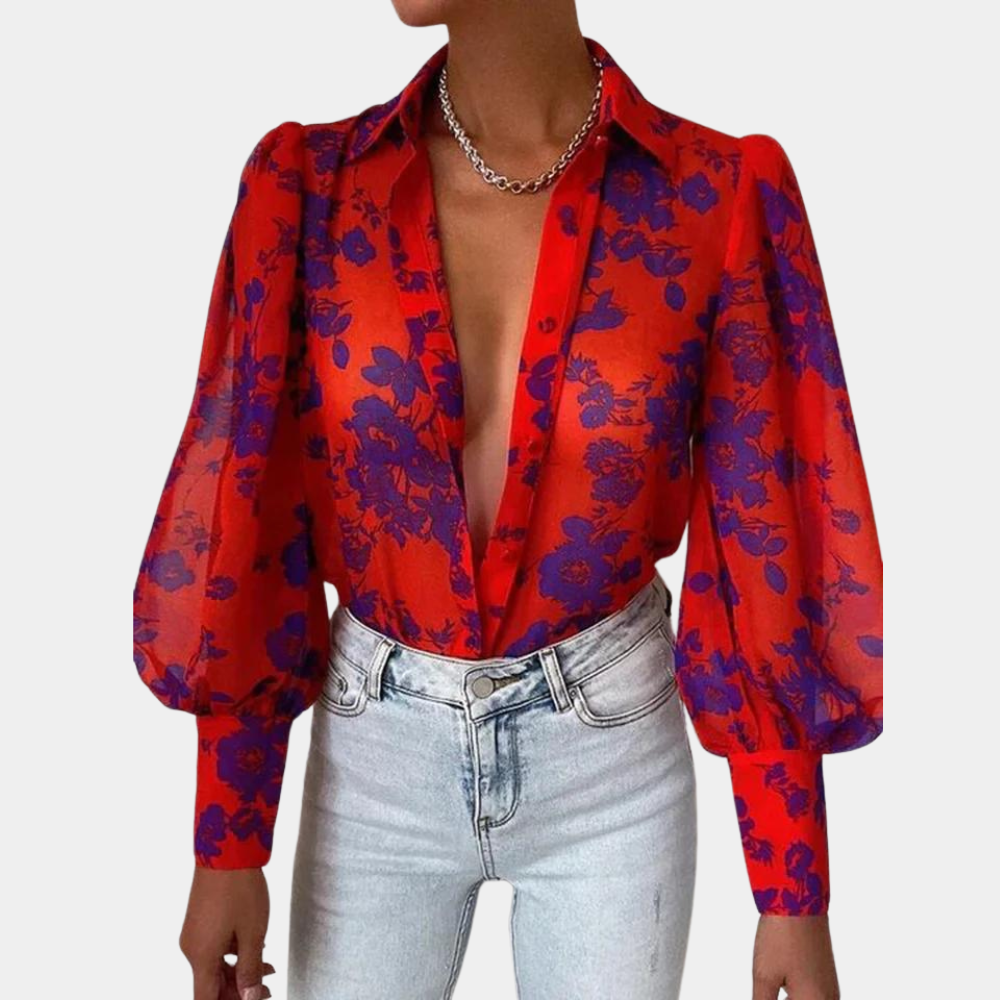 Stilla | Elegant Bluse Med Lange Ærmer Til Kvinder, For Et Tidøst Look