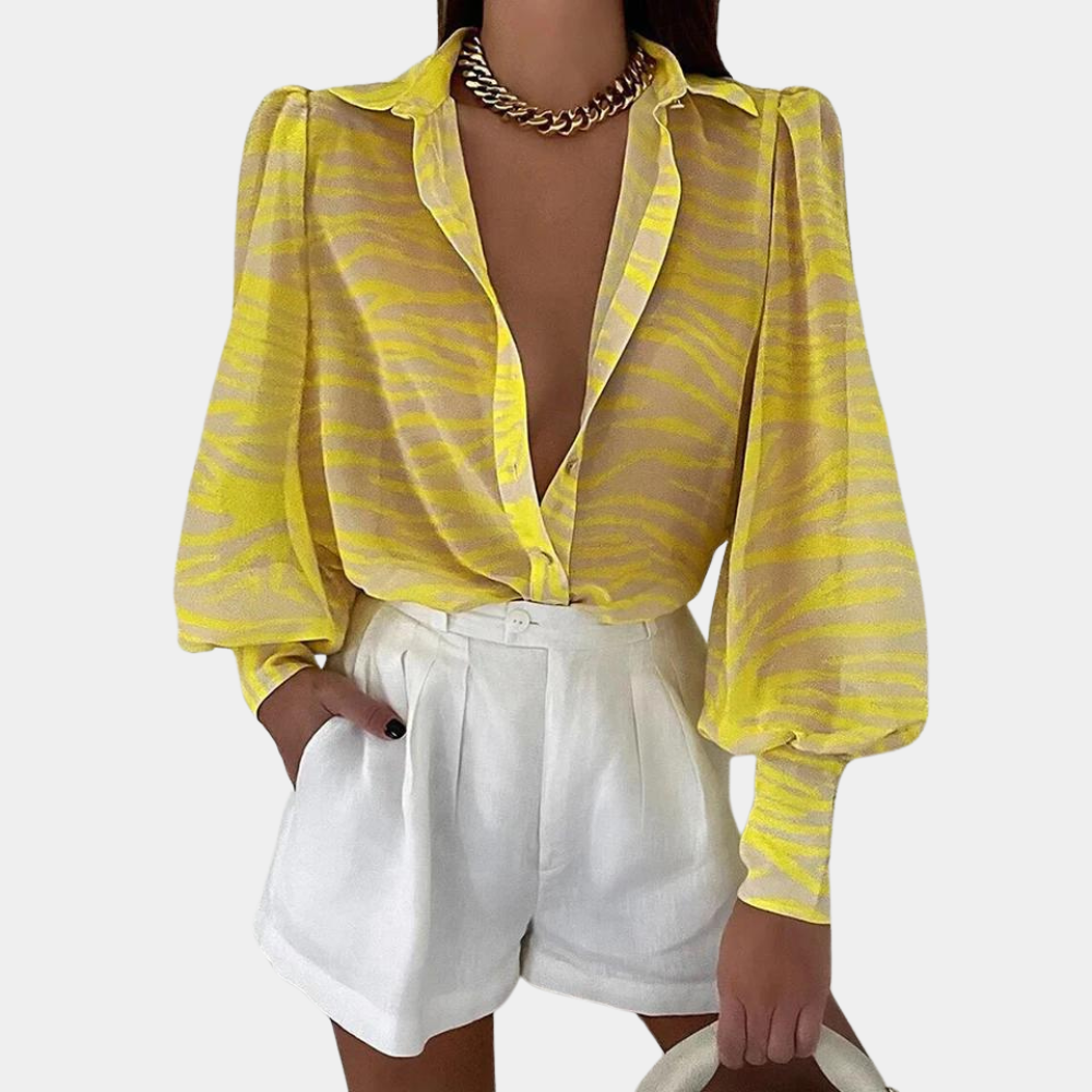 Stilla | Elegant Bluse Med Lange Ærmer Til Kvinder, For Et Tidøst Look