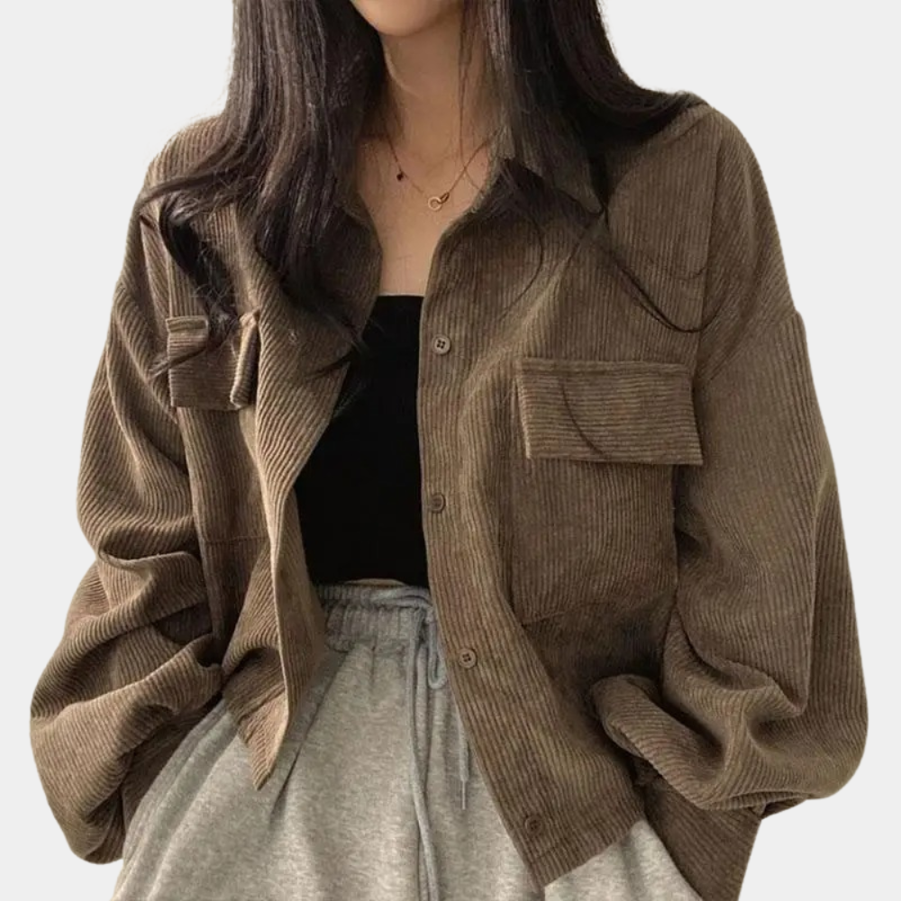 Stilla | Stilet Og Elegant Corduroy Damefrakke Til Sommer