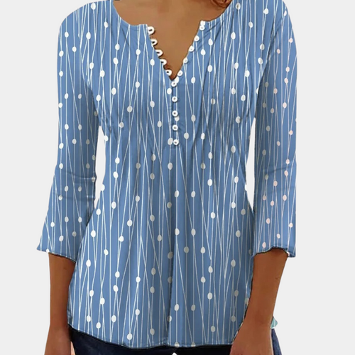 Stilla | Elegant dames bluse skjorte med prikker