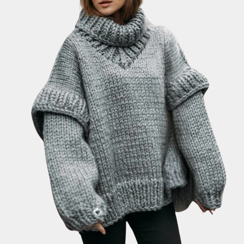 Stilla | Oversize Rullekravepullover til Damer