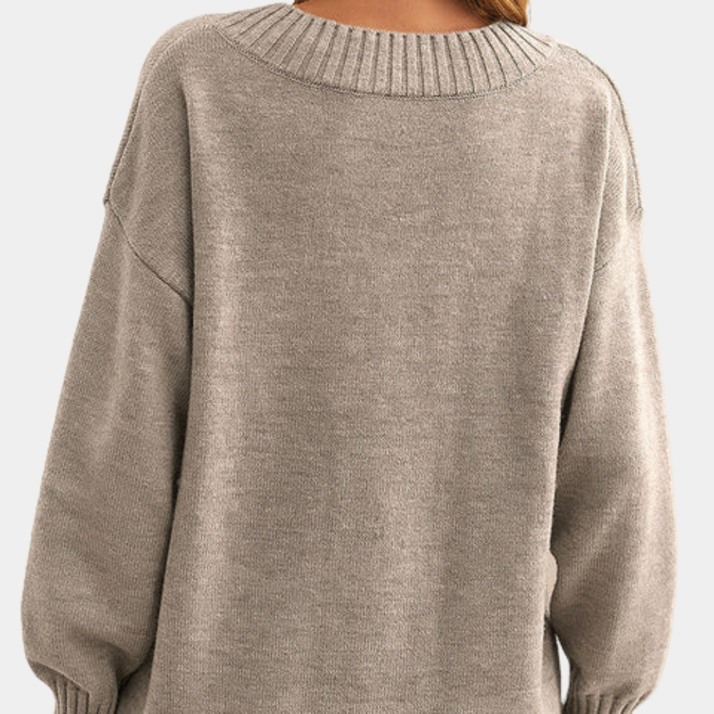 Stilla | Fashionable og feminin V-hals pullover til et elegant look