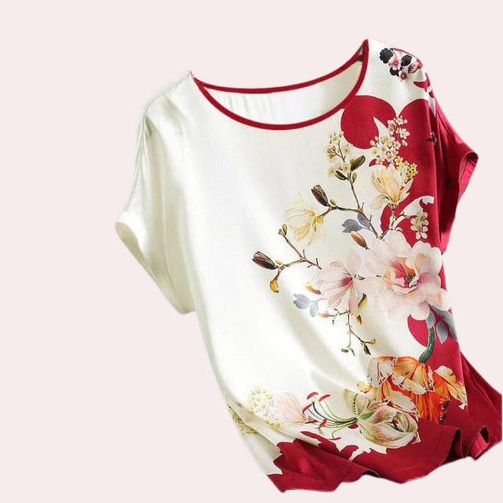 Stilla | Elegant Feminin Blomsterbluse Til Et Elegant Look
