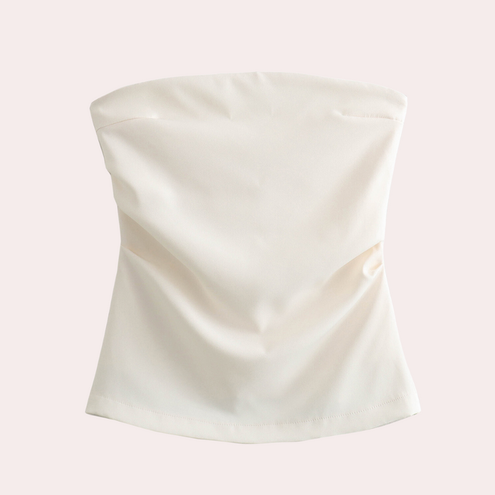 Stilla | Elegant Bustier Bluse Til Dame